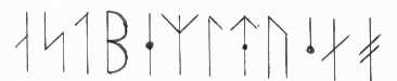 Runer fra ca. aar 1300